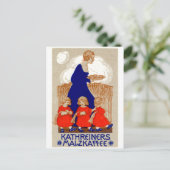 Carte Postale Affiche de café 1912 (Debout devant)