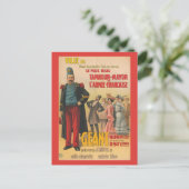 Carte Postale Affiche de cirque d'une foule admirant un soldat f (Debout devant)