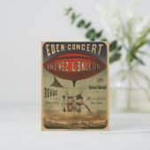 Carte Postale Affiche de cirque française de deux artistes dans  (Debout devant)