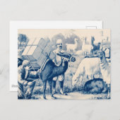 Carte Postale Affiche de cirque vintage John Robinson (Devant / Derrière)