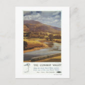 Carte Postale Affiche de Conway Valley Scene British Railways (Devant)