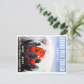 Carte Postale Affiche de course du Grand Prix de Zurich 1939 (Debout devant)