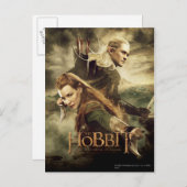Carte Postale Affiche de film de TAURIEL™ et de LEGOLAS (Devant / Derrière)