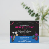 Carte Postale Affiche de flyer d'atelier d'événement de beauté d (Debout devant)