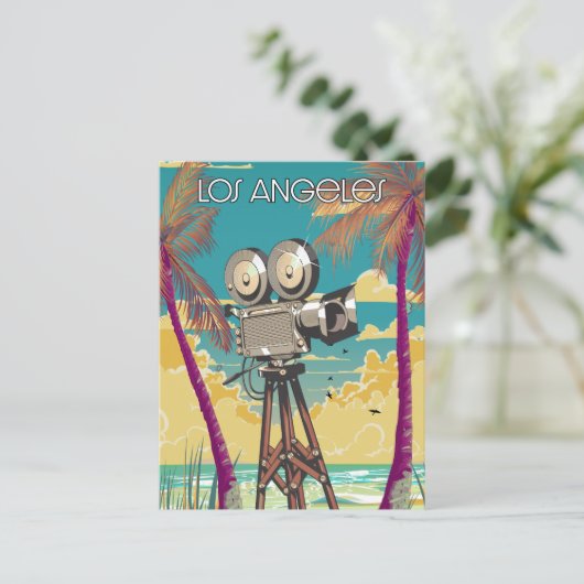Carte Postale Affiche de la caméra du cinéma de Los Angeles (Debout devant)