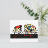 Carte Postale Affiche de la course de vélo 1914 (Debout devant)