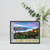 Carte Postale Affiche de la gorge de Columbia River en Oregon (Debout devant)