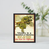 Carte Postale Affiche de la Première Guerre mondiale sur l'appro (Debout devant)