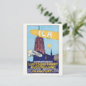 Carte Postale Affiche de l'Exposition aéronautique international (Debout devant)