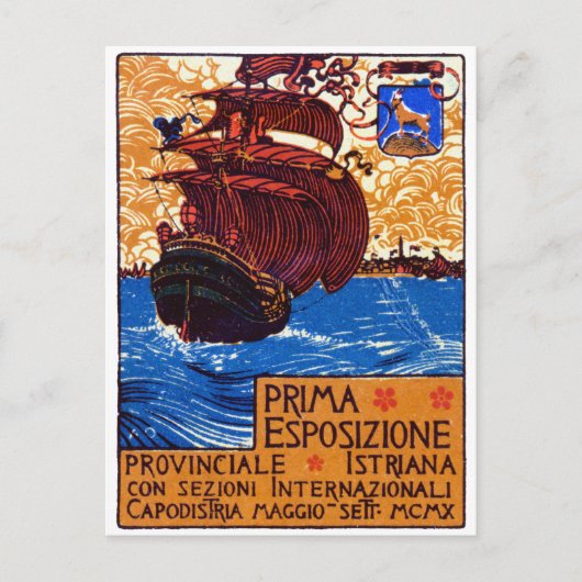 Carte Postale Affiche de l'exposition internationale de 1910 (Devant)