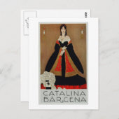 Carte Postale Affiche de l'opéra français (Devant / Derrière)