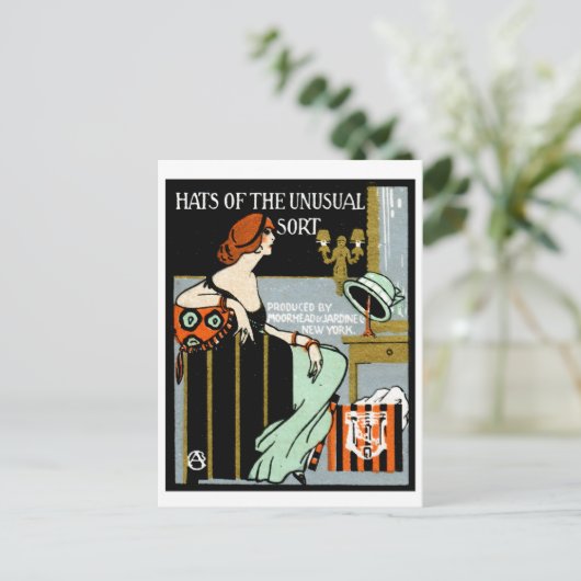 Carte Postale Affiche de mode 1920 (Debout devant)