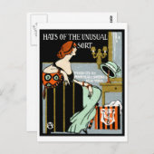 Carte Postale Affiche de mode 1920 (Devant / Derrière)