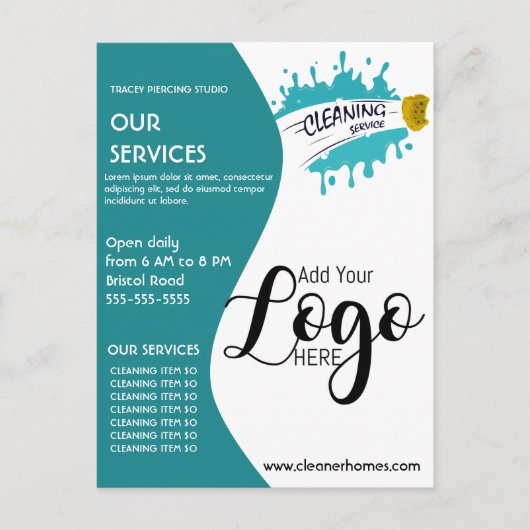 Carte Postale affiche de nettoyage STUDIO affiche prospectus Pos (Devant)