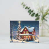Carte Postale Affiche de Noël (Debout devant)