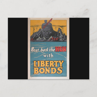 Carte Postale Affiche de propagande "Battez les cheveux" Premièr
