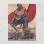 Carte Postale Affiche de propagande communiste (Devant)