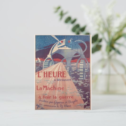 Carte Postale Affiche de propagande L'Heure (Debout devant)