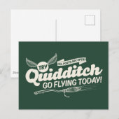 Carte Postale Affiche de recrutement QUIDDITCH™ (Devant / Derrière)