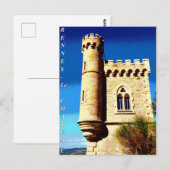 Carte Postale Affiche de Rennes le Château Tour Magdala (Devant / Derrière)