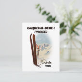 Carte Postale Affiche de ski de Baqueira-Beret en Espagne. (Debout devant)