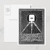 Carte Postale Affiche de Turin Photo Expo 1923 (Devant / Derrière)