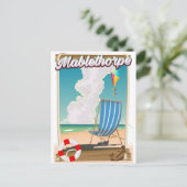 Carte Postale Affiche de vacances à Mablethorpe (Debout devant)