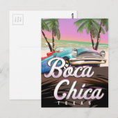 Carte Postale Affiche de vacances Boca Chica Texas (Devant / Derrière)