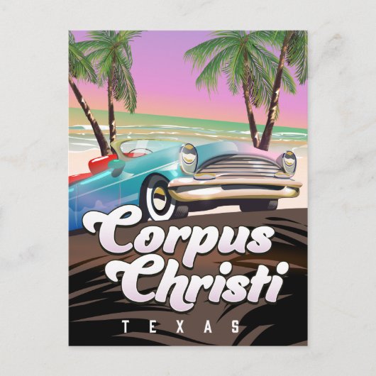 Carte Postale Affiche de vacances Corpus Christi Texas (Devant)