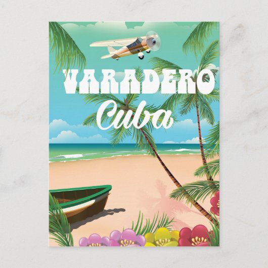 Carte Postale Affiche de vacances de plage cubaine Varadero (Devant)