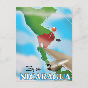 Carte Postale Affiche de vacances Nicaragua By Air