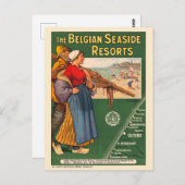 Carte Postale Affiche de Vintage 1910 (Devant / Derrière)