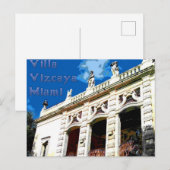 Carte Postale Affiche de Vizcaya (Devant / Derrière)