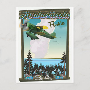 Carte Postale Affiche de vol pour la forêt nationale d'Apalachic