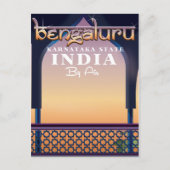 Carte Postale Affiche de voyage à Bengaluru, Inde (Devant)