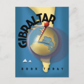 Carte Postale Affiche de voyage à Gibraltar (Devant)