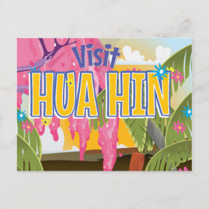 Carte Postale Affiche de voyage à Hua Hin Thaïlande