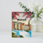 Carte Postale Affiche de voyage à Malmö en Suède (Debout devant)