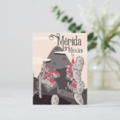 Carte Postale Affiche de voyage à Mérida au Mexique (Debout devant)
