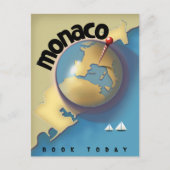 Carte Postale Affiche de voyage à Monaco  (Devant)