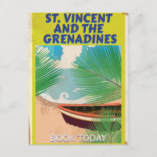 Carte Postale Affiche de voyage à Saint-Vincent-et-les-Grenadine