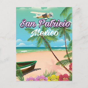 Carte Postale Affiche de voyage à San Patricio Mexique
