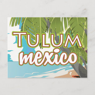 Carte Postale Affiche de voyage à Tulum, Mexique