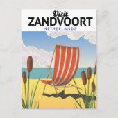 Carte Postale Affiche de voyage à Zandvoort aux Pays-Bas (Devant)