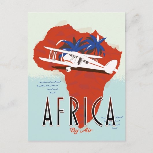 Carte Postale Affiche de voyage Africa By Air (Devant)