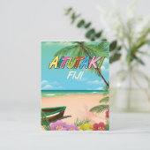 Carte Postale Affiche de voyage Aitutaki (Debout devant)