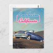 Carte Postale Affiche de voyage Anaheim California (Devant / Derrière)