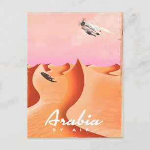 Carte Postale Affiche de voyage Arabia By Air