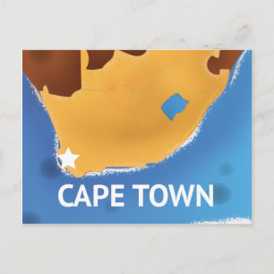 Carte Postale Affiche de voyage au Cap Afrique du Sud
