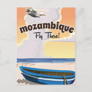 Carte Postale Affiche de voyage au Mozambique